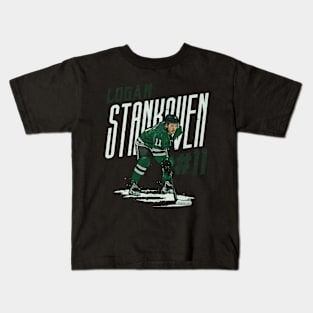 Logan Stankoven Dallas Player Name Kids T-Shirt